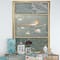 Designart - Farmhouse Triptych of Blue Ornaments And Oriole - Farmhouse Canvas in Gold Frame